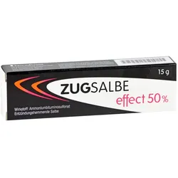 Zugsalbe effect 50%