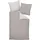 JANINE Interlock Jersey Bettwäsche Gestreift Braun 80 x 80 cm