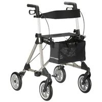Eschenbach Rollator Elan Plus mit extra weichen Komfort Rädern champagner