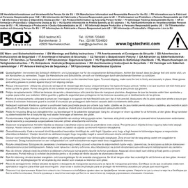 BGS 486 Schlauch Abstreifzange Länge 200mm