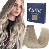 Fshine Sew in Extensions Echthaar Haar Tressen Echthaar Tressen Zum Einnähen