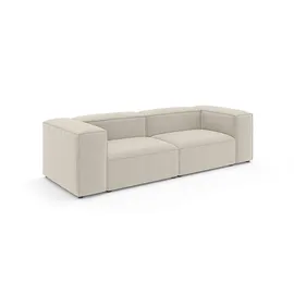 otto home Big-Sofa OTTO HOME "HAILY Modularsofa, Maße B/T/H: 260/100/72 cm", beige (hellbeige), B:260cm H:72cm T:100cm, 100% Polyester, Sofas, Big-Sofa, als Modul oder separat verwendbar, für individuelle Zusammenstellung