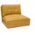 miliboo Schlafsessel aus senfgelbem Stoff mit Samteffekt 1-Sitzer SALLY