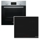 Bosch Backofen-Set Schnellaufheizung + Induktionskochfeld PowerBooster 60cm NEU