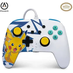 PowerA Enhanced Wired Controller für Nintendo Switch, Pikachu High Voltage