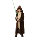 Rubie's Official Disney Star Wars Jedi-Gewand mit Kapuze, Deluxe-Kostüm, Kindergröße M, Alter 5 - 6 Jahre Halloween