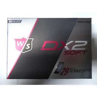 Wilson Staff Herren Golfbälle, 12er Pack, Anfänger, 29er Kompression, Dx2 SOFT, Weiß, WGWP40400