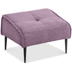 SOMETA Hocker Molto Cord Violett Flieder