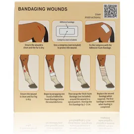 Snögg Animal Polster - Adhesive Foam Bandage, 14 cm x 2 m Bandage(s)