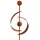 Kobolo Gartenstecker Rusty Saturn 103 cm Braun