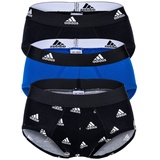 Adidas Sportswear Slip »"Active Flex Cotton"«, (3er Pack), mit feuchtigkeitsableitender Technologie adidas Sportswear 913-schwarz/blau/schwarz-Logo