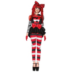 Leg Avenue Kostüm Flickenpuppe, Niedliches Puppenkostüm für Damen schwarz L