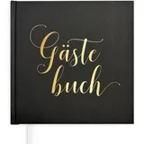 Plantvibes Gästebuch Hochzeit – 72 Seiten Premium-Papier, Dickem Papier, Es Drückt Nicht Durch, Vintage-Stil, Mit Goldenem Titel - Ideal Für Hochzeiten, Jubiläen, Geburtstage - Gästebuch Blanko