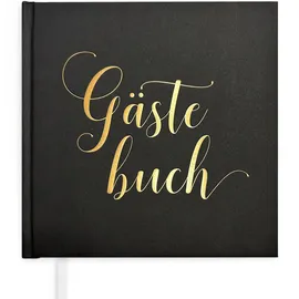 Plantvibes Gästebuch Hochzeit – 72 Seiten Premium-Papier, Dickem Papier, Es Drückt Nicht Durch, Vintage-Stil, Mit Goldenem Titel - Ideal Für Hochzeiten, Jubiläen, Geburtstage - Gästebuch Blanko