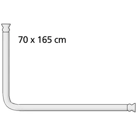 Wenko Winkelstange Universal extra stark Chrom,