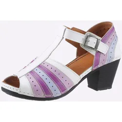 Sandalette GEMINI, Damen, Gr. 42, weiß, Glattleder, sportlich, Schuhe
