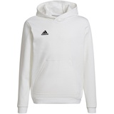 Adidas Entrada 22 Sweat Hoodie, white/black, 152