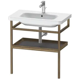 Duravit DuraStyle 74x44cm, graph m/amerik. Nussb, m Ablage