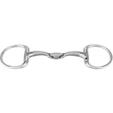 Herm Sprenger Satinox Olivenkopftrense 14 mm doppelt gebrochen 145 mm Weiß