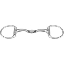 Herm Sprenger Satinox Olivenkopftrense 14 mm doppelt gebrochen 145 mm Weiß