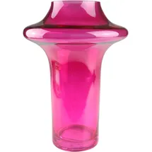 AM Design Dekovase AM DESIGN "Vibrant pinkfarbene Glasvase", pink, B:20cm H:29cm, Glas, Vasen, Farbe und Energie für jeden Raum