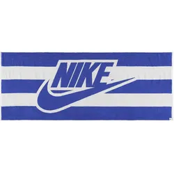 Nike Duschtuch Club Pool Towel (Baumwolle) royalblau/weiss 170x70cm