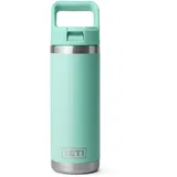 Y by Nordisk YETI Rambler Straw Bottle - mit Trinkhalmdeckel, Seafoam 18 oz (532 ml)