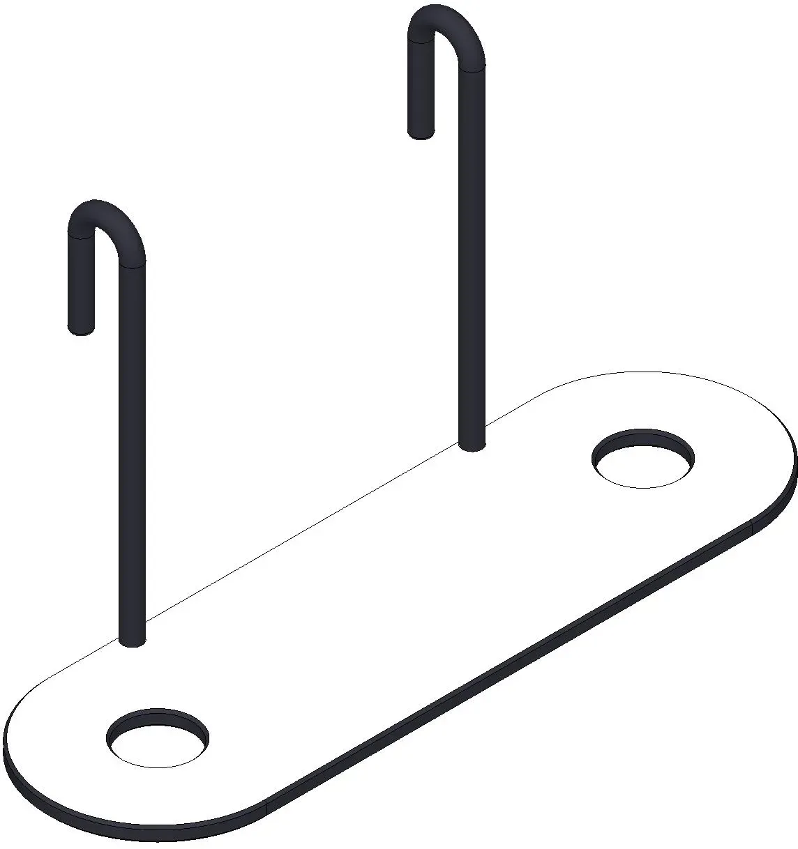 Giese Highboard mit Halter für Rasierer - schwarz matt