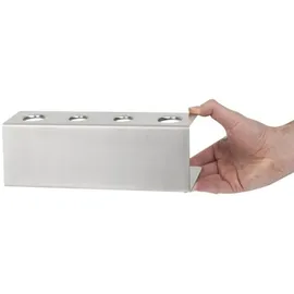 APS Eistütenhalter silber 9,5 x 27,0 cm