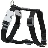 Red Dingo Weiches Hundegeschirr Schwarz 30-48 cm