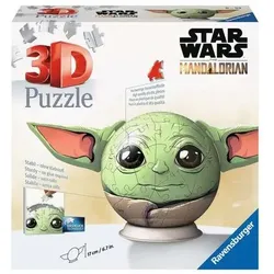 RAVENSBURGER 11556 3D PuzzleBall 72 Teile Mandalorian Grogu mit Ohren