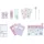 Grupo Erik Schreibwaren Disney Aristocats Marie Kugelschreiber Bleistift mit Radiergummi - Federmäppchen Groß - Büroklammern - 4 Textmarker - Notizzettel Klebend Disney Fanartikel