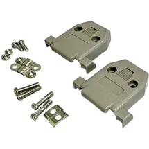 BKL Electronic 10120061 10120061 D-SUB Gehäuse Polzahl: 15 Kunststoff 180° Grau