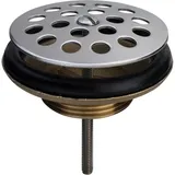 Viega Ablaufventil 117146 G 2xDN 80, Edelstahl, Ventilunterteil Messing, mit Sieb