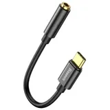 Baseus L54 Audio Adapter USB-C auf 3,5 mm Audiobuchse DAC 24 Bit 48 KHz schwarz