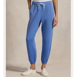 Polo Ralph Lauren für Damen. 211943009017 Fleece-Athletik-Hose blau (XS), Lässig, Baumwolle