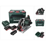 Metabo KT 18 LTX 66 BL Akku Tauchkreissäge 18 V 165 mm + 2x Akku 4,0 Ah + Ladegerät + metaBOX