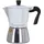 Barazzoni Moka Hybrid-Kaffeemaschine, 3 Tz, induktionsgeeignet, Stahl, 3 Tassen