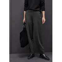 STREET ONE Stoffhose in schwarz grau | Gr.: 40/30
