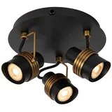 LUCIDE Tundran 3xGU10 schwarz