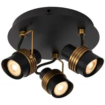 LUCIDE Tundran 3xGU10 schwarz