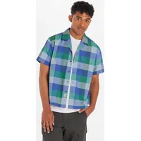 Marmot Muir Camp Novelty Short Sleeve trail blue charlie plaid (23325) XL