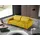 Egoitaliano 2,5-Sitzer Suzette, Designsofa mit elektrischen Komfortfunktionen, edel & bequem, inkl. 2 elektronischer Relaxfunktionen, Rücken- und Fußteilfunktion gelb