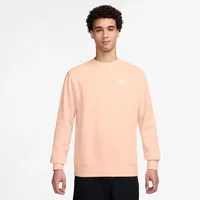 Nike Sportswear Club Crew Herren Sweatshirt WASHED CORAL/WHITE, XL