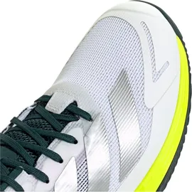 adidas Defiant Speed 2 Clay Tenis Shoes, FTWR White/Aurora ivy/FTWR White, 40 2/3