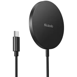Mcdodo CH-340 Magnetic Wireless Charger, magnetisches Ladegerät für iPhone, MagSafe, 15W, schwarz