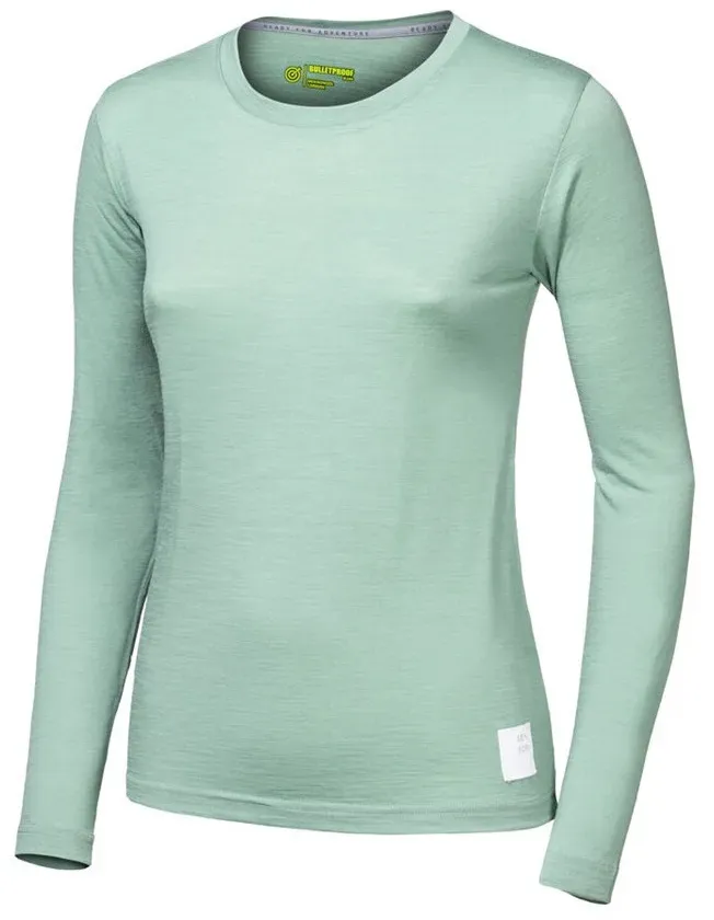 Damen-Funktionsshirt Sensor Merino Cordura langärmelig Größe: M /  grün