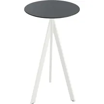 Essentials Infinity Klapptisch 70 x 70 x 110 cm schwarz/weiß