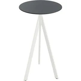 Essentials Infinity Klapptisch 70 x 70 x 110 cm schwarz/weiß