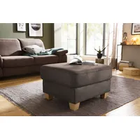 Home Affaire Polsterhocker Dalia mit Stauraum 66 x 46 x 76 cm Braun